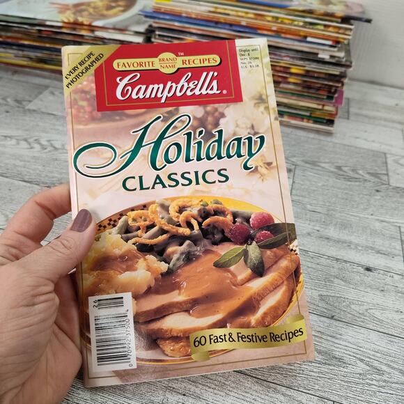 Campbells Holiday Classics 60 Fast Festive Recipes Cookbook Booklet 1998 - Picture 1 of 10